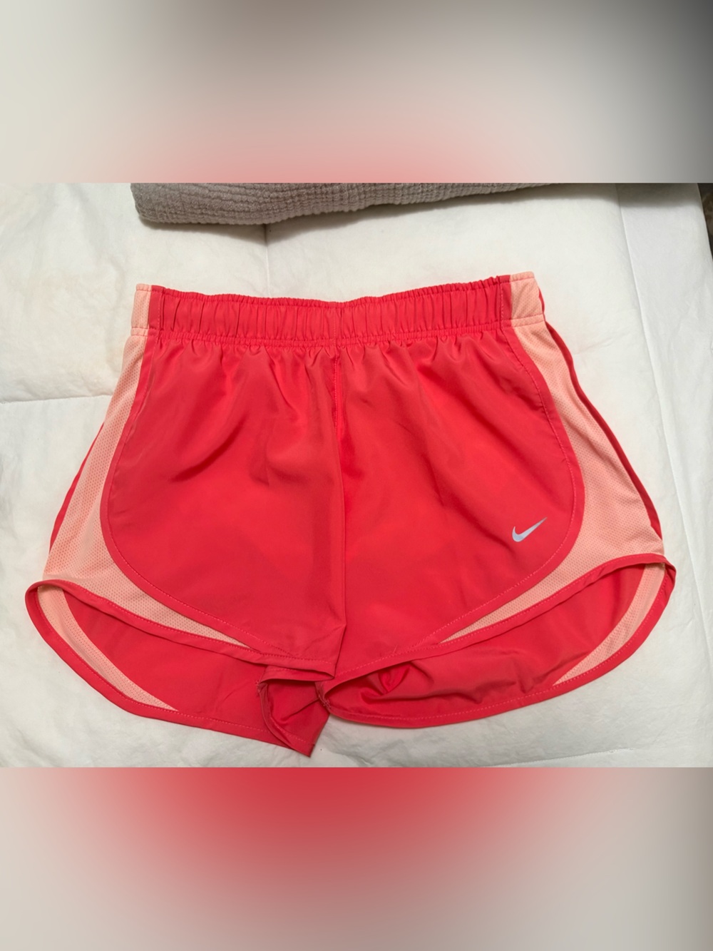 Nike Tempo Women's Coral and Peach Running Shorts